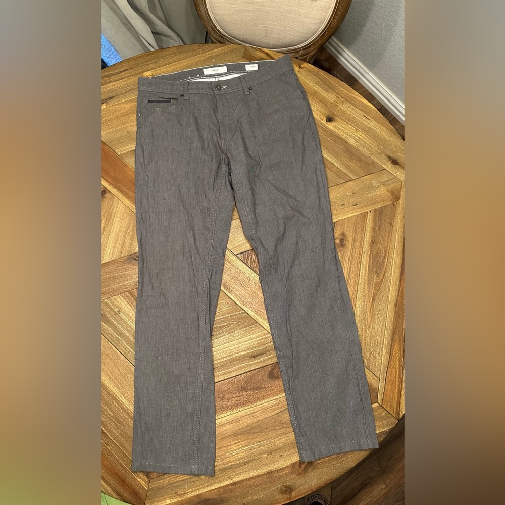 Brax cooper fancy regular Men's Gray Pants 34 x 32
